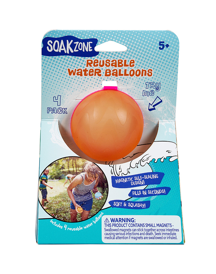 Soak Zone™ Reusable Water Balloons 4-Pack - Image 4